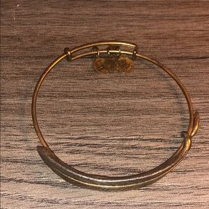 Alex and Ani Gold Feather Bracelet , gently worn